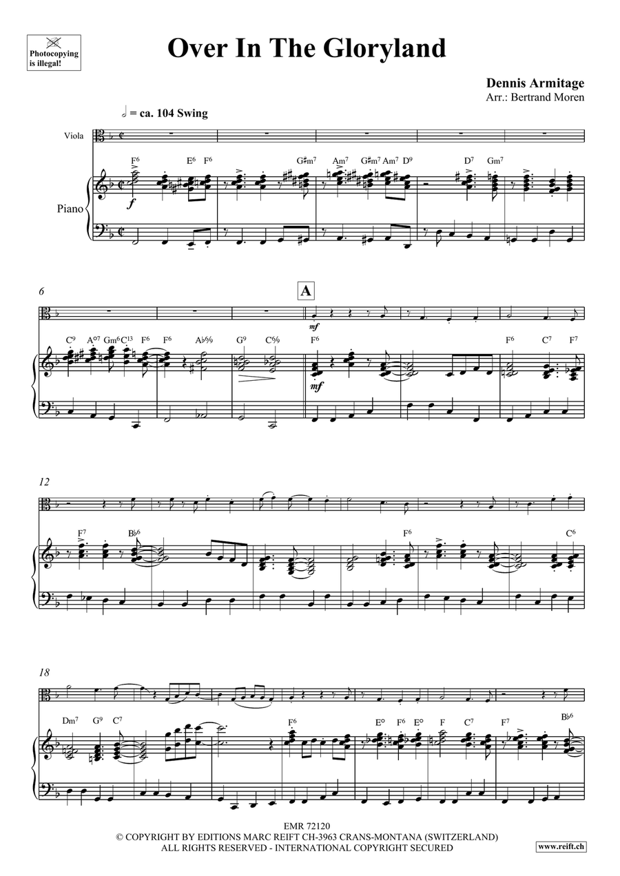 Over In The Gloryland Over In The Gloryland Piano Accompaniment scores gallery preview page 5