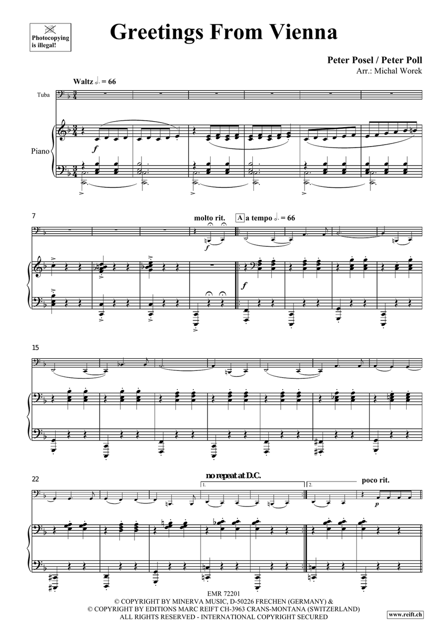 Greetings From Vienna Greetings From Vienna Tuba scores gallery preview page 4