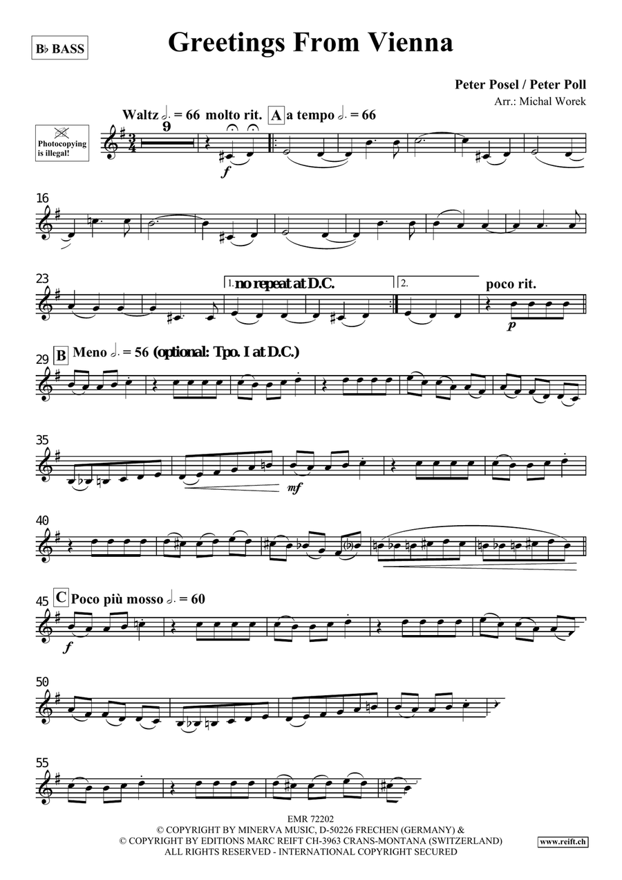 Greetings From Vienna Greetings From Vienna Voice Solo scores gallery preview page 3
