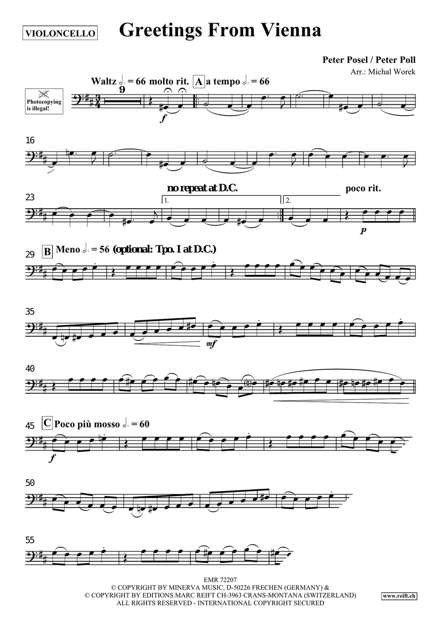 Greetings From Vienna Greetings From Vienna Piano Accompaniment scores gallery preview page 3
