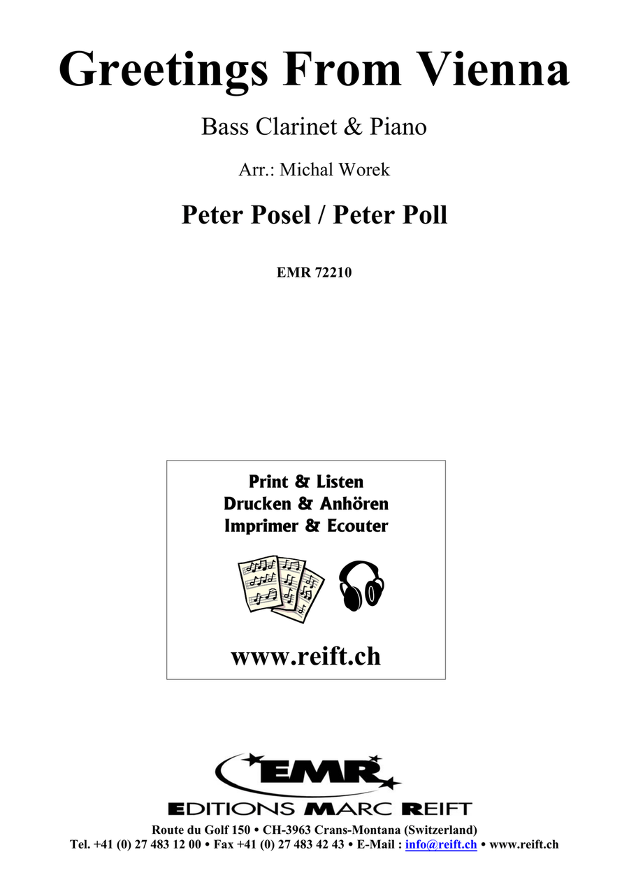 Greetings From Vienna Greetings From Vienna Bass Clarinet scores gallery preview page 2