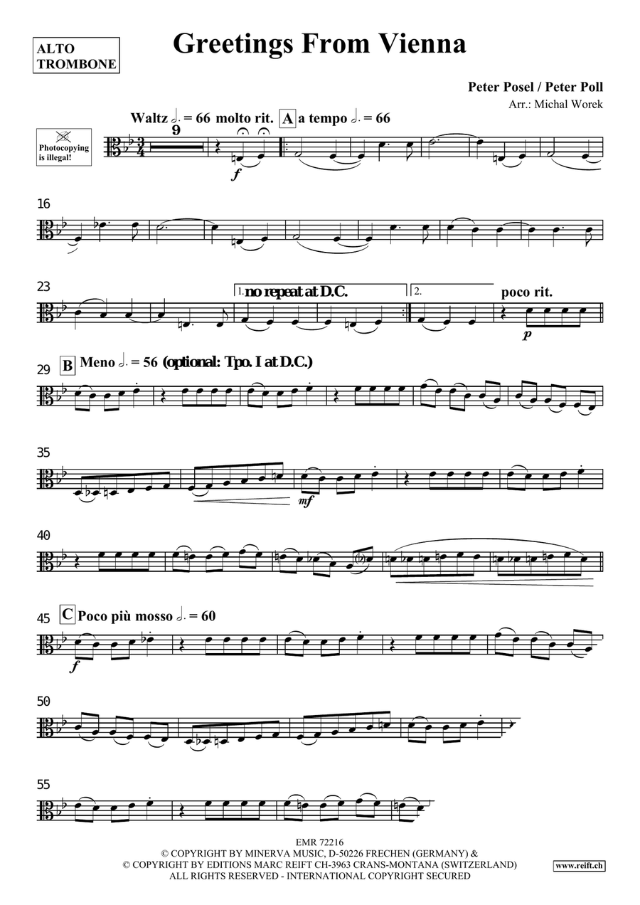 Greetings From Vienna Greetings From Vienna Piano Accompaniment scores gallery preview page 3