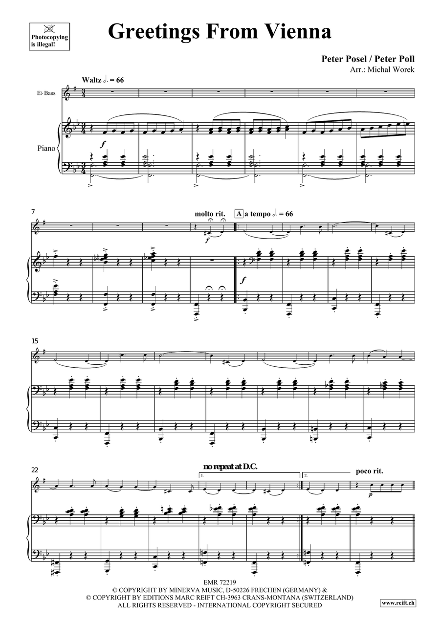 Greetings From Vienna Greetings From Vienna Voice Solo scores gallery preview page 4