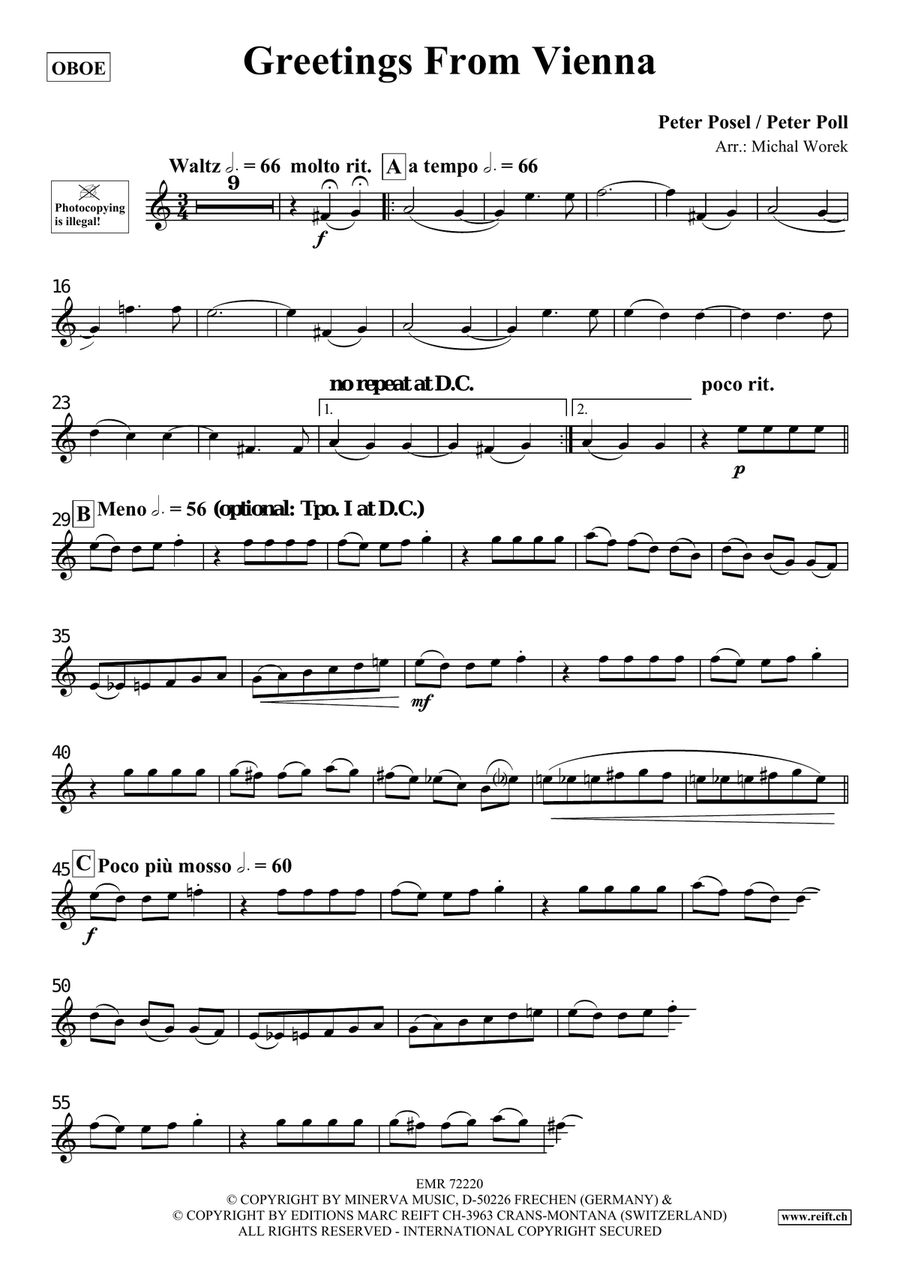 Greetings From Vienna Greetings From Vienna Piano Accompaniment scores gallery preview page 3