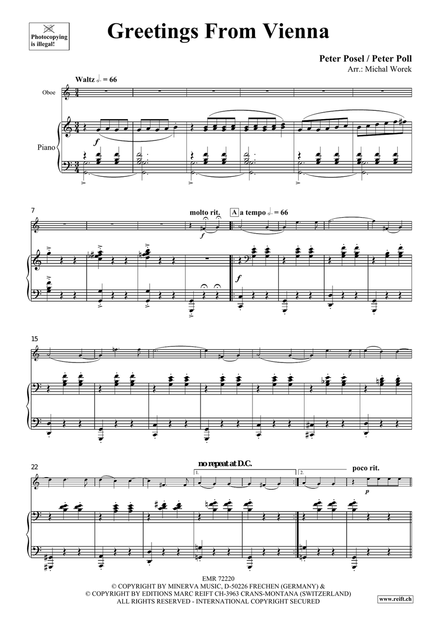 Greetings From Vienna Greetings From Vienna Piano Accompaniment scores gallery preview page 4