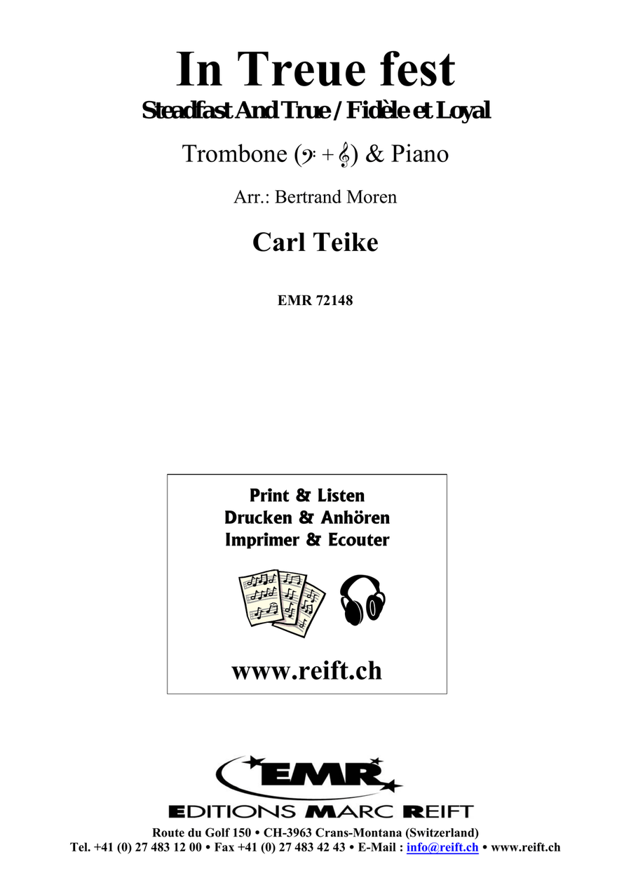 In Treue fest In Treue fest Piano Accompaniment scores gallery preview page 2