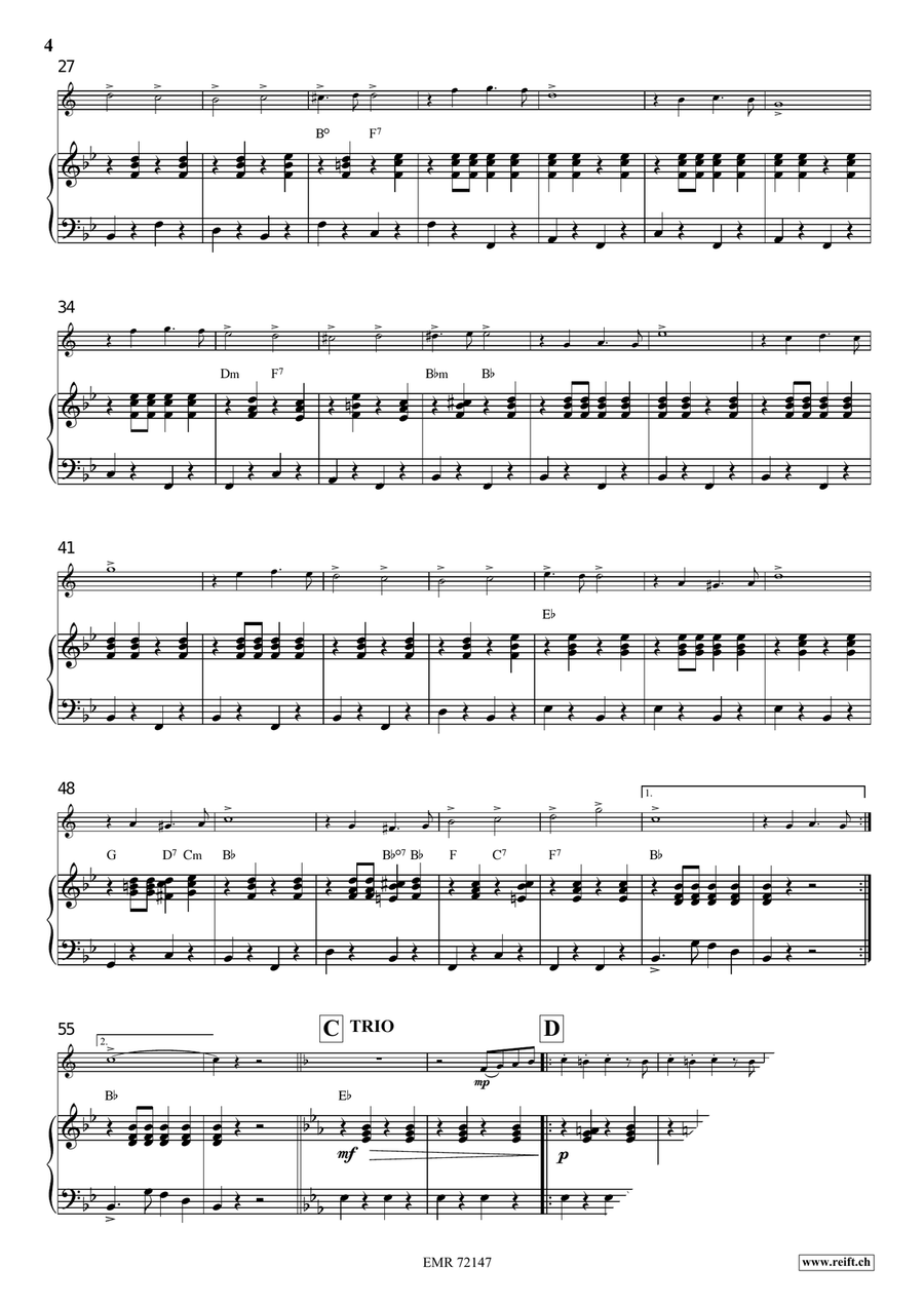 In Treue fest In Treue fest Cornet scores gallery preview page 5