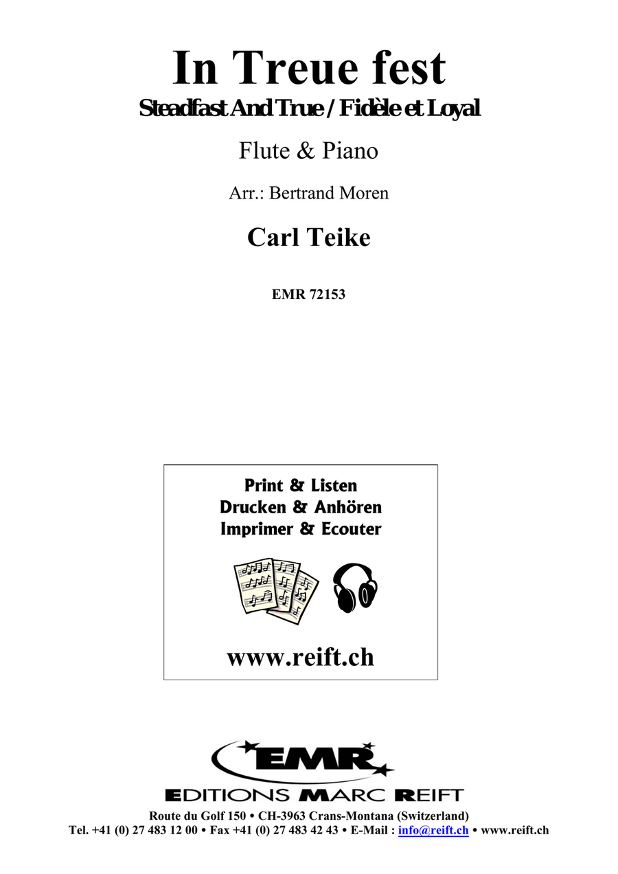 In Treue fest In Treue fest Flute Solo scores gallery preview page 2