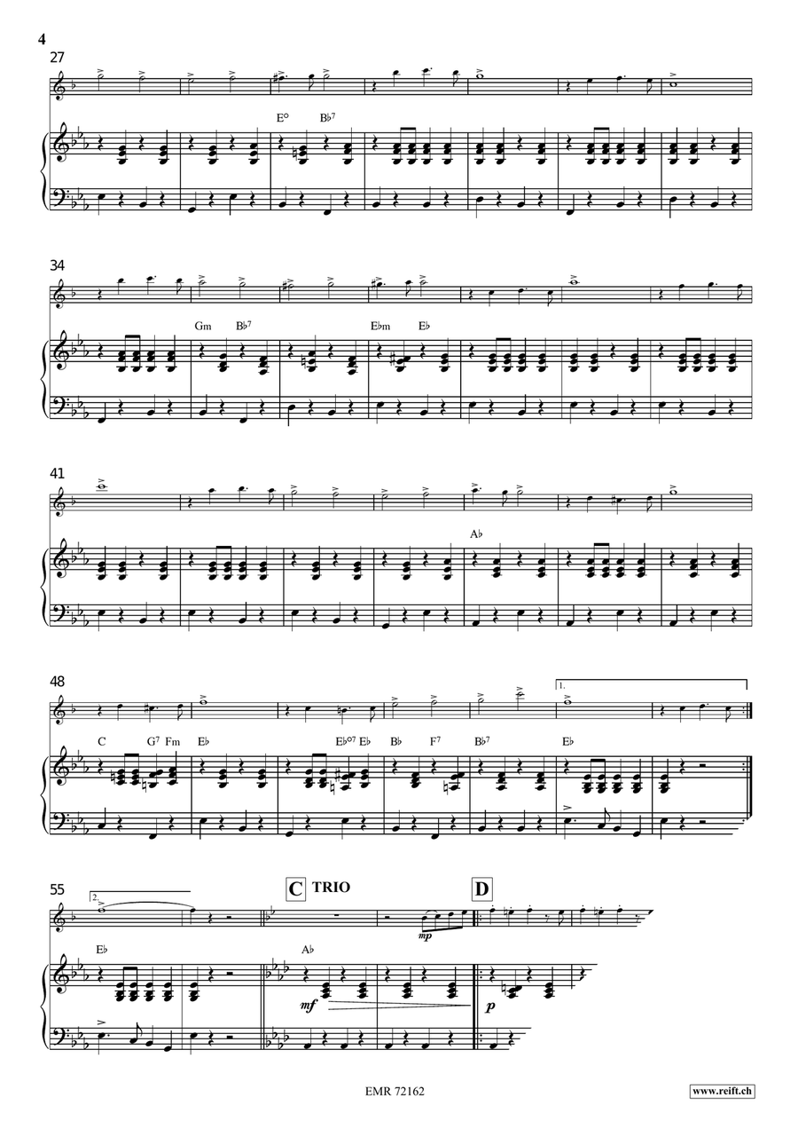 In Treue fest In Treue fest Tenor Saxophone scores gallery preview page 5