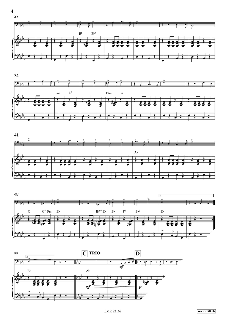 In Treue fest In Treue fest Bass Trombone scores gallery preview page 5