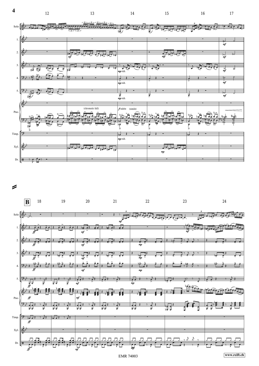 Fly or Die Fly or Die Brass Quintet scores gallery preview page 5
