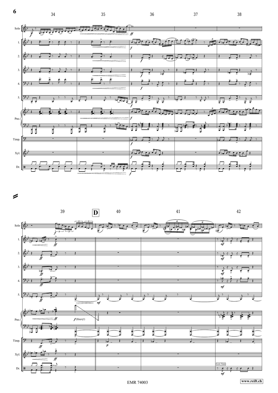 Fly or Die Fly or Die Brass Quintet scores gallery preview page 7