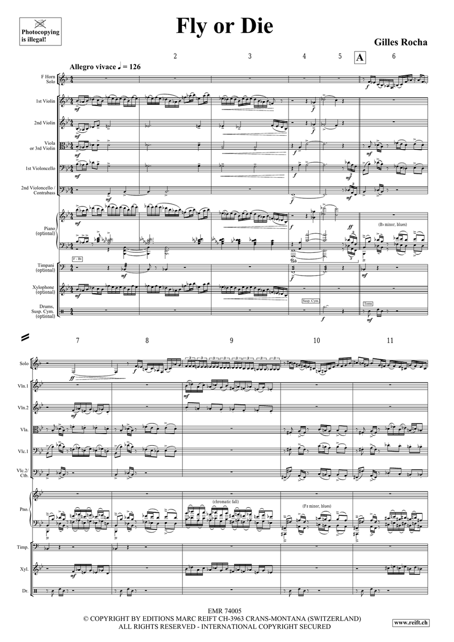Fly or Die Fly or Die String Orchestra scores gallery preview page 4