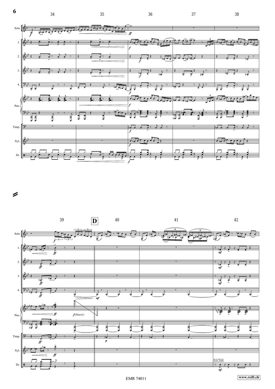 Fly or Die Fly or Die Brass Quartet scores gallery preview page 7
