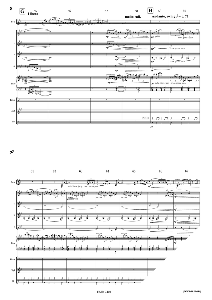 Fly or Die Fly or Die Brass Quartet scores gallery preview page 9