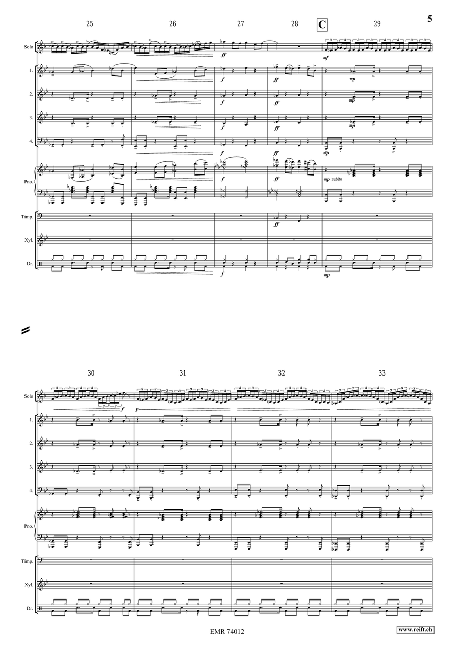 Fly or Die Fly or Die Woodwind Quartet scores gallery preview page 6