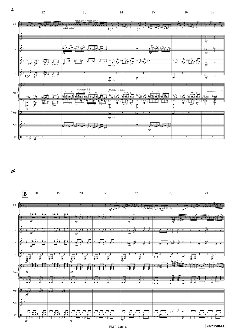 Fly or Die Fly or Die Horn Solo scores gallery preview page 5