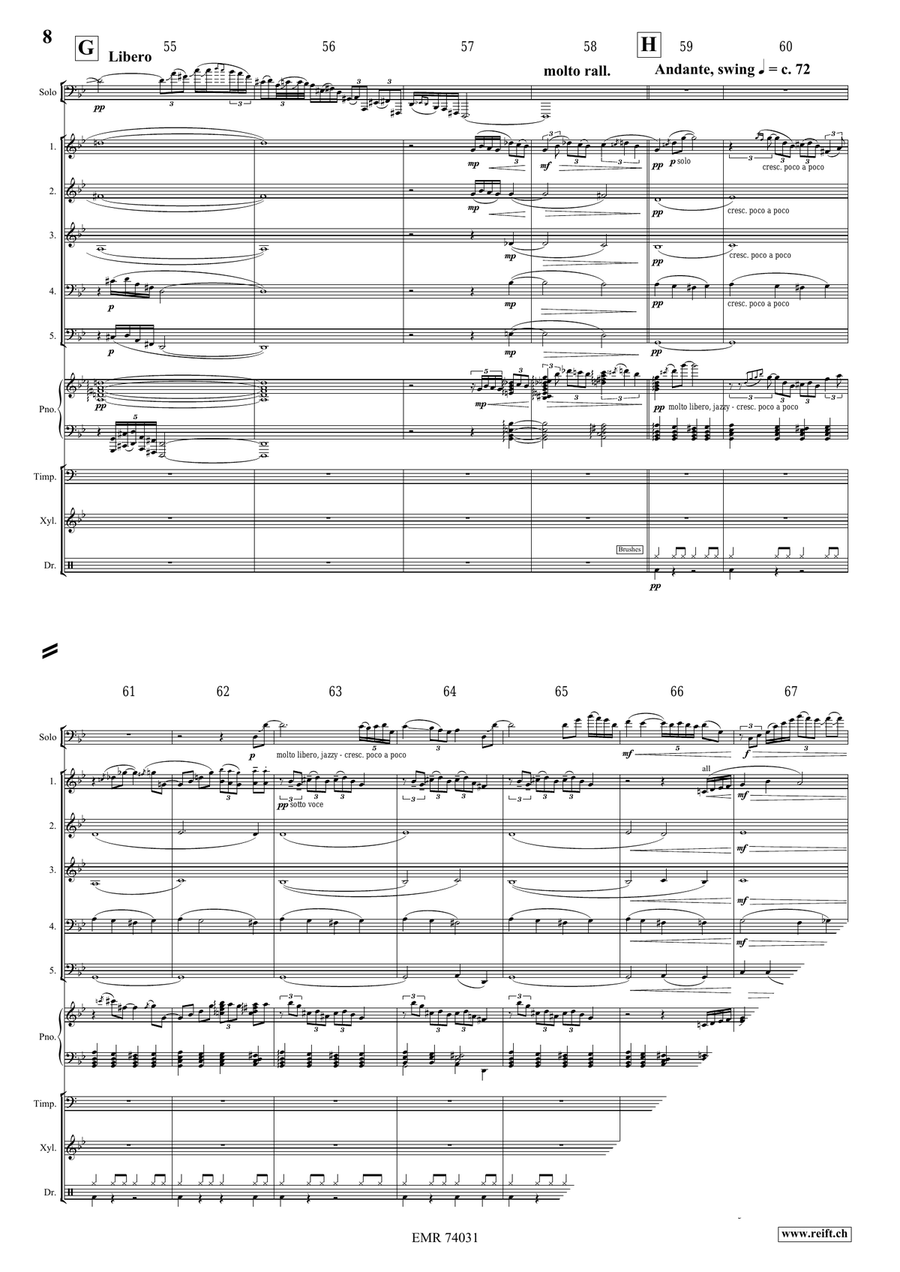 Fly or Die Fly or Die Brass Quintet scores gallery preview page 9