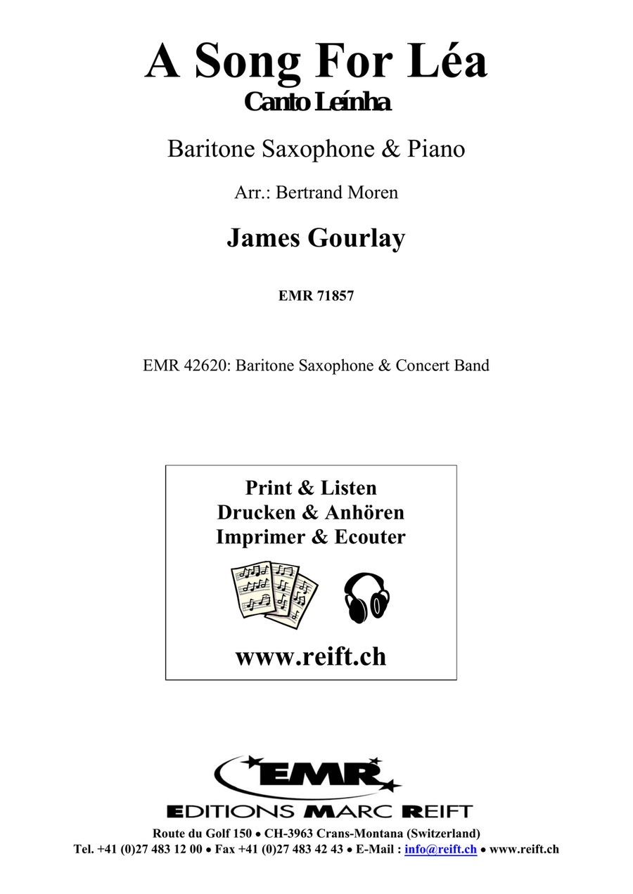 A Song For Léa A Song For Léa Baritone Saxophone scores gallery preview page 2