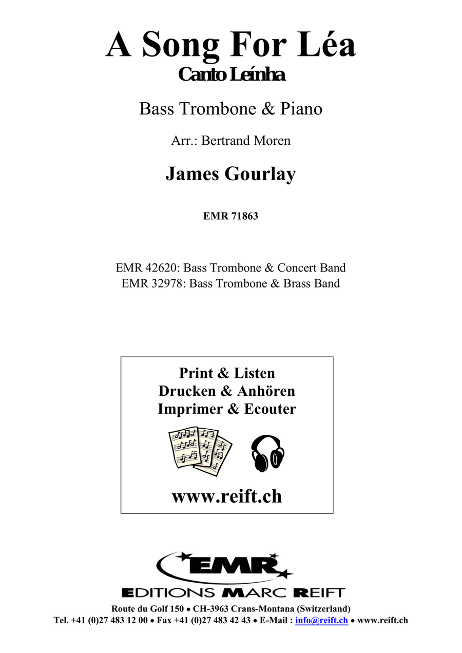 A Song For Léa A Song For Léa Bass Trombone scores gallery preview page 2