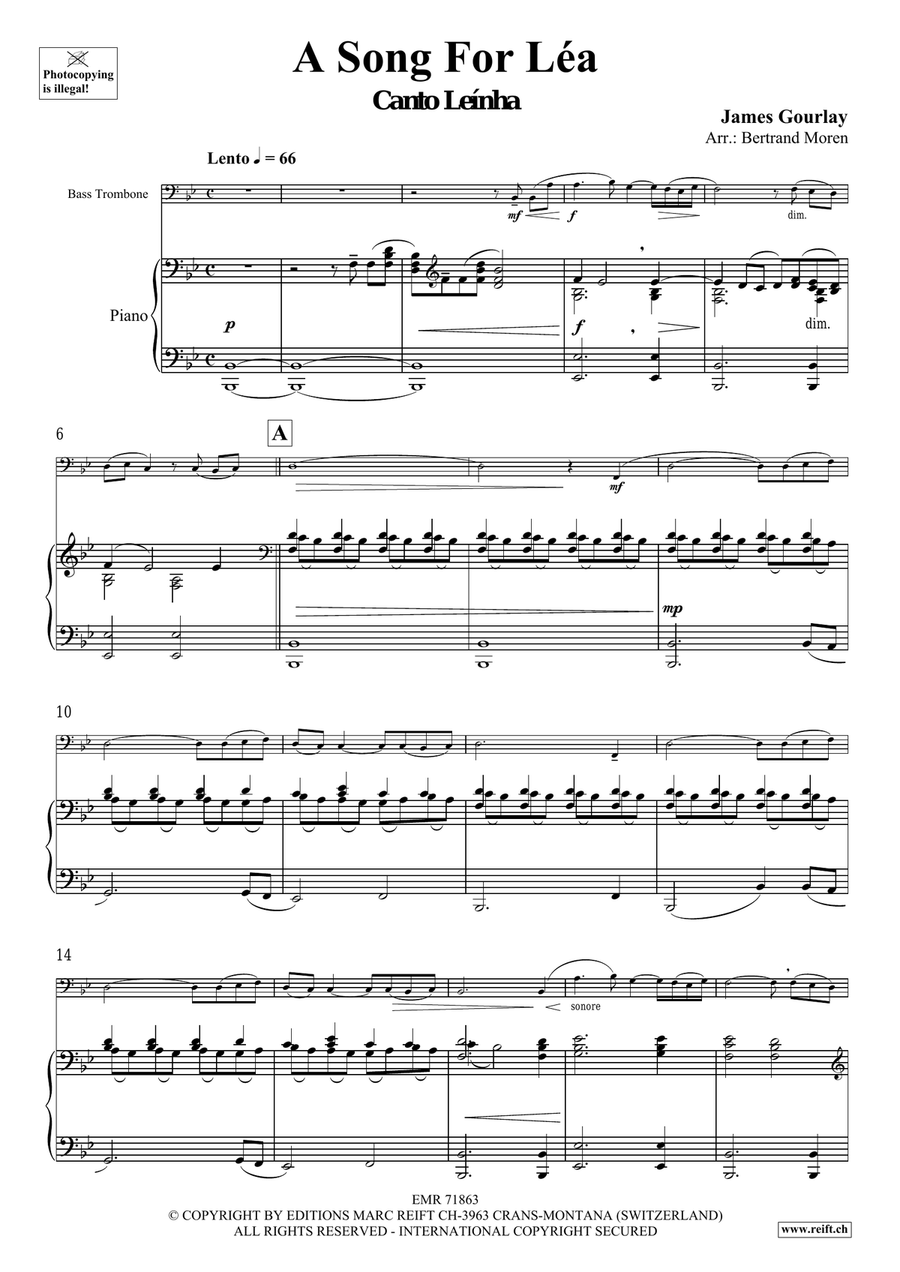 A Song For Léa A Song For Léa Bass Trombone scores gallery preview page 5
