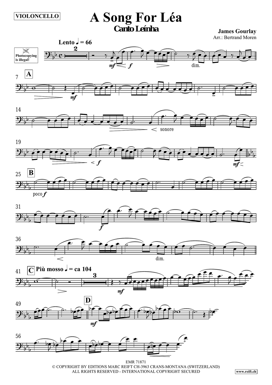 A Song For Léa Piano Accompaniment scores gallery preview page 4