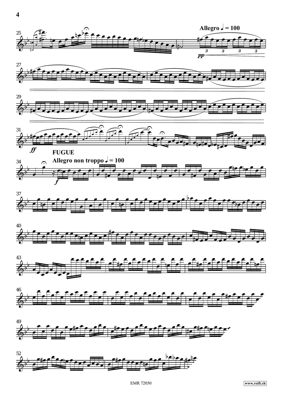 Toccata and Fugue Toccata and Fugue Oboe Solo scores gallery preview page 4