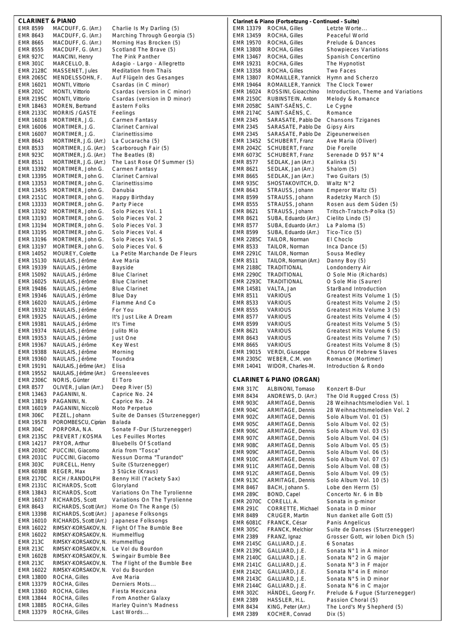 Toccata and Fugue Toccata and Fugue Clarinet Solo scores gallery preview page 5