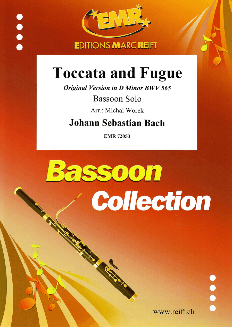 Toccata and Fugue Toccata and Fugue Bassoon Solo scores gallery preview page 1