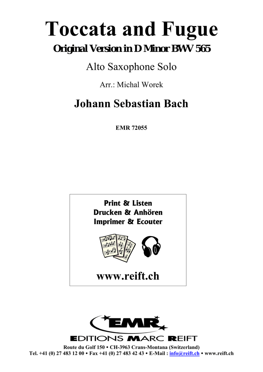 Toccata and Fugue Toccata and Fugue Alto Saxophone scores gallery preview page 2