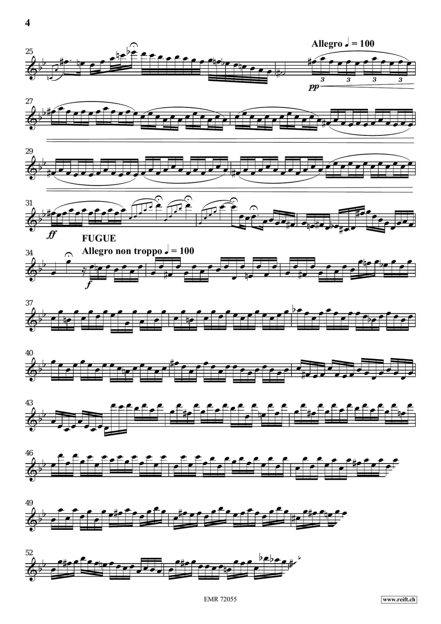 Toccata and Fugue Toccata and Fugue Alto Saxophone scores gallery preview page 4