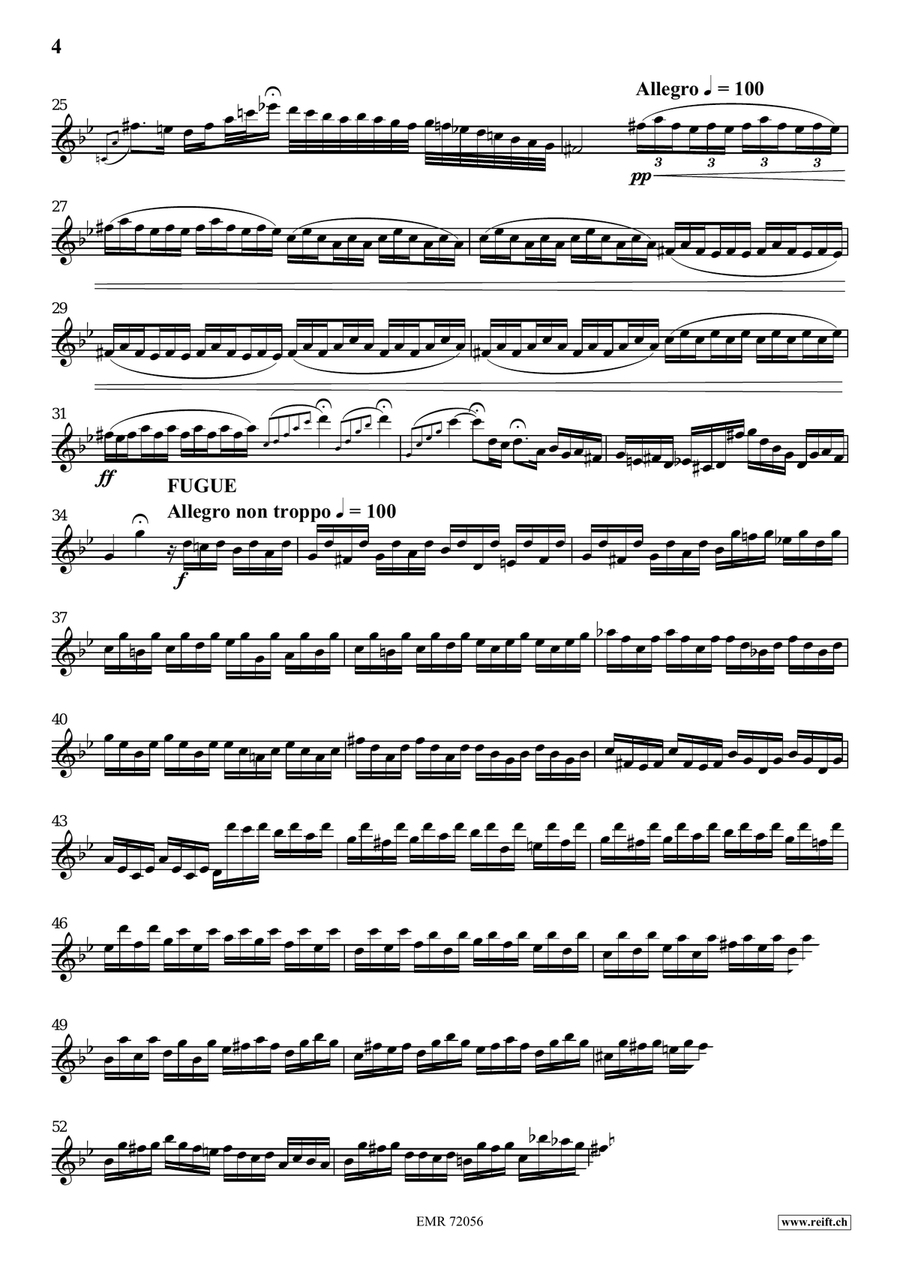 Toccata and Fugue Toccata and Fugue Tenor Saxophone scores gallery preview page 4