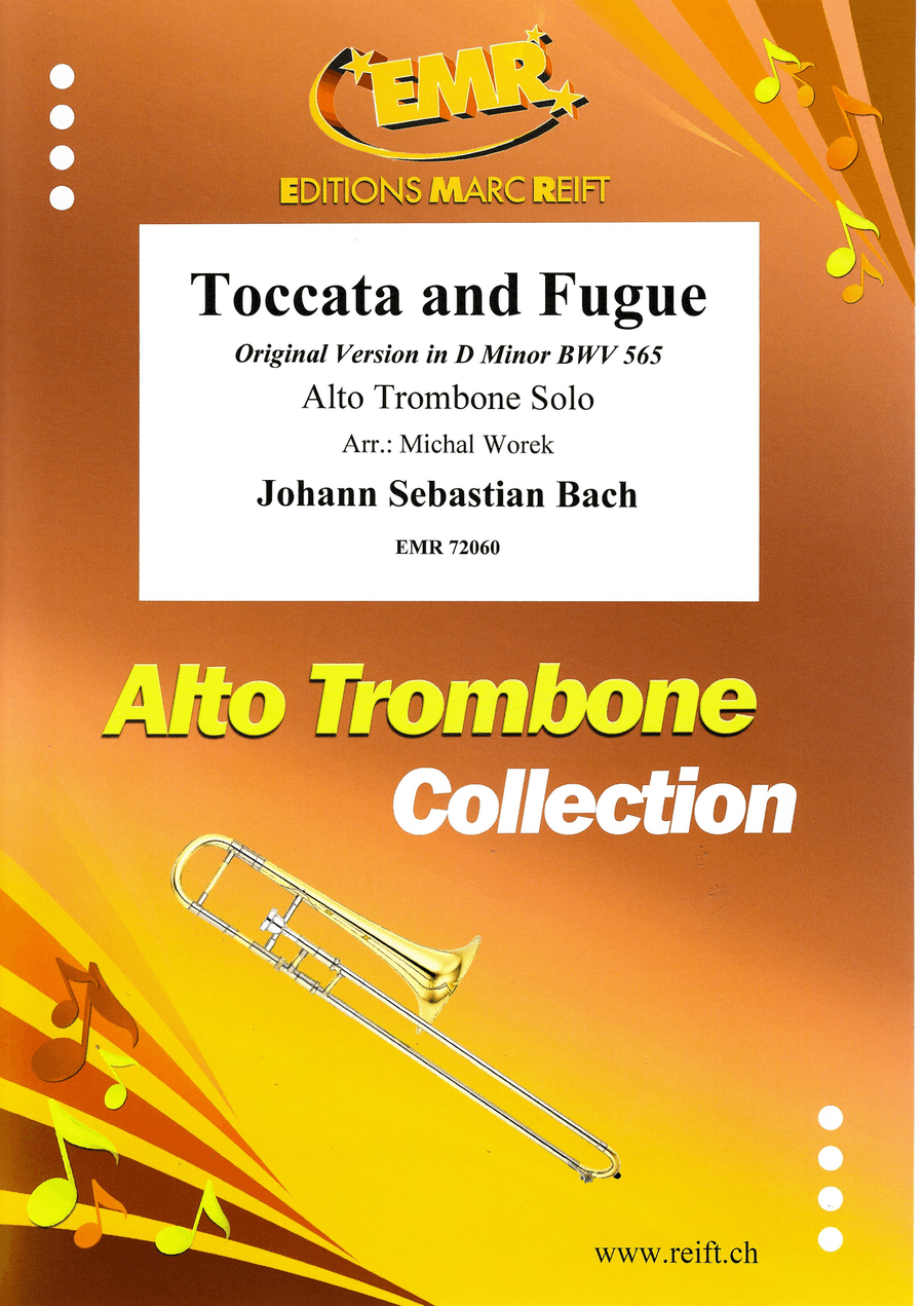Toccata and Fugue Toccata and Fugue Trombone Solo scores gallery preview page 1