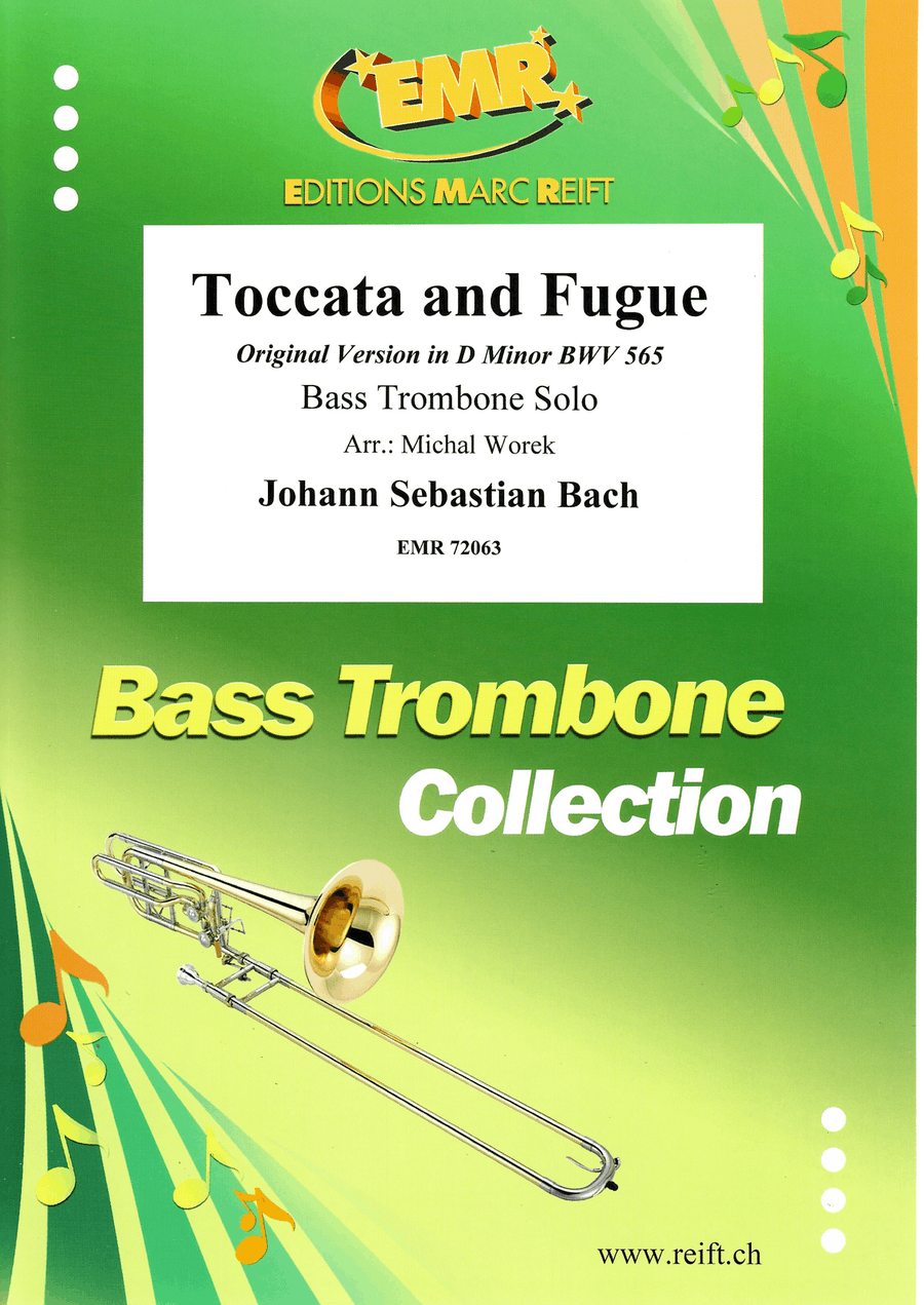 Toccata and Fugue Toccata and Fugue Bass Trombone scores gallery preview page 1