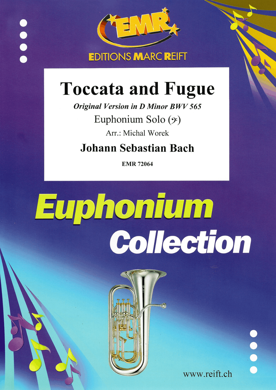 Toccata and Fugue Toccata and Fugue Euphonium scores gallery preview page 1