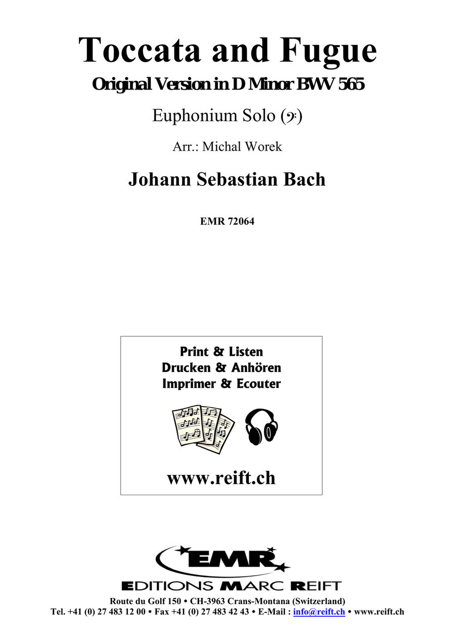 Toccata and Fugue Toccata and Fugue Euphonium scores gallery preview page 2