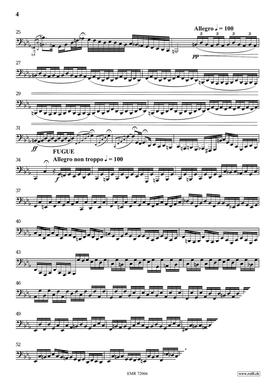 Toccata and Fugue Toccata and Fugue Tuba scores gallery preview page 4