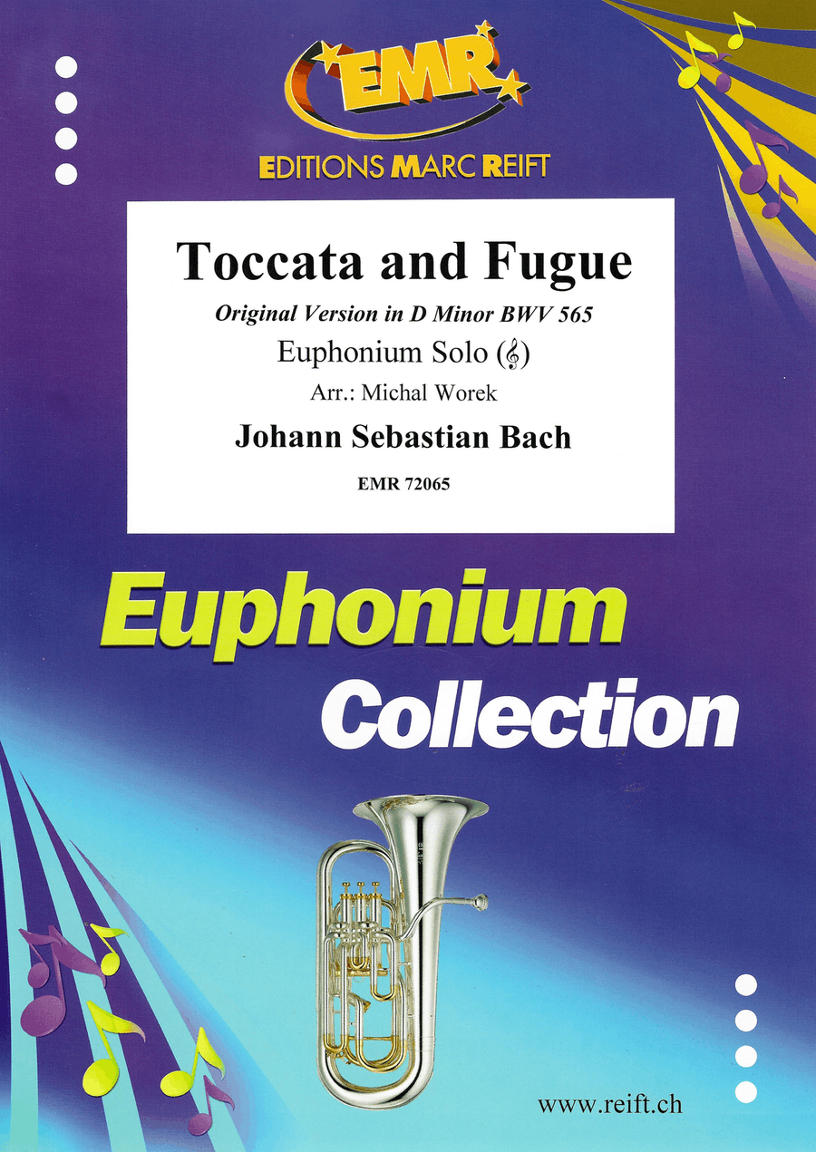 Toccata and Fugue Toccata and Fugue Euphonium scores gallery preview page 1