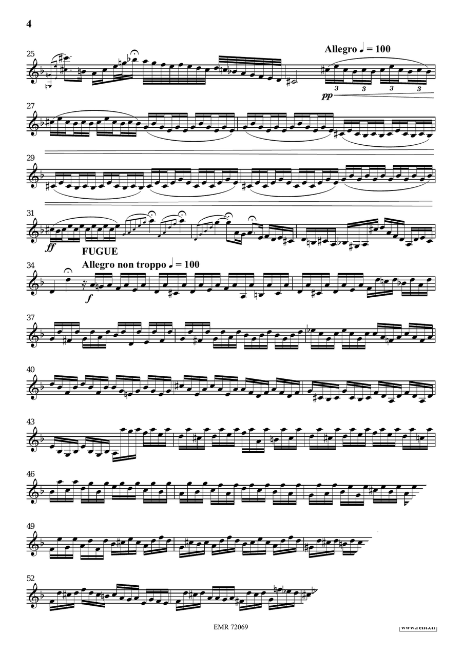 Toccata and Fugue Toccata and Fugue Bass Voice scores gallery preview page 4