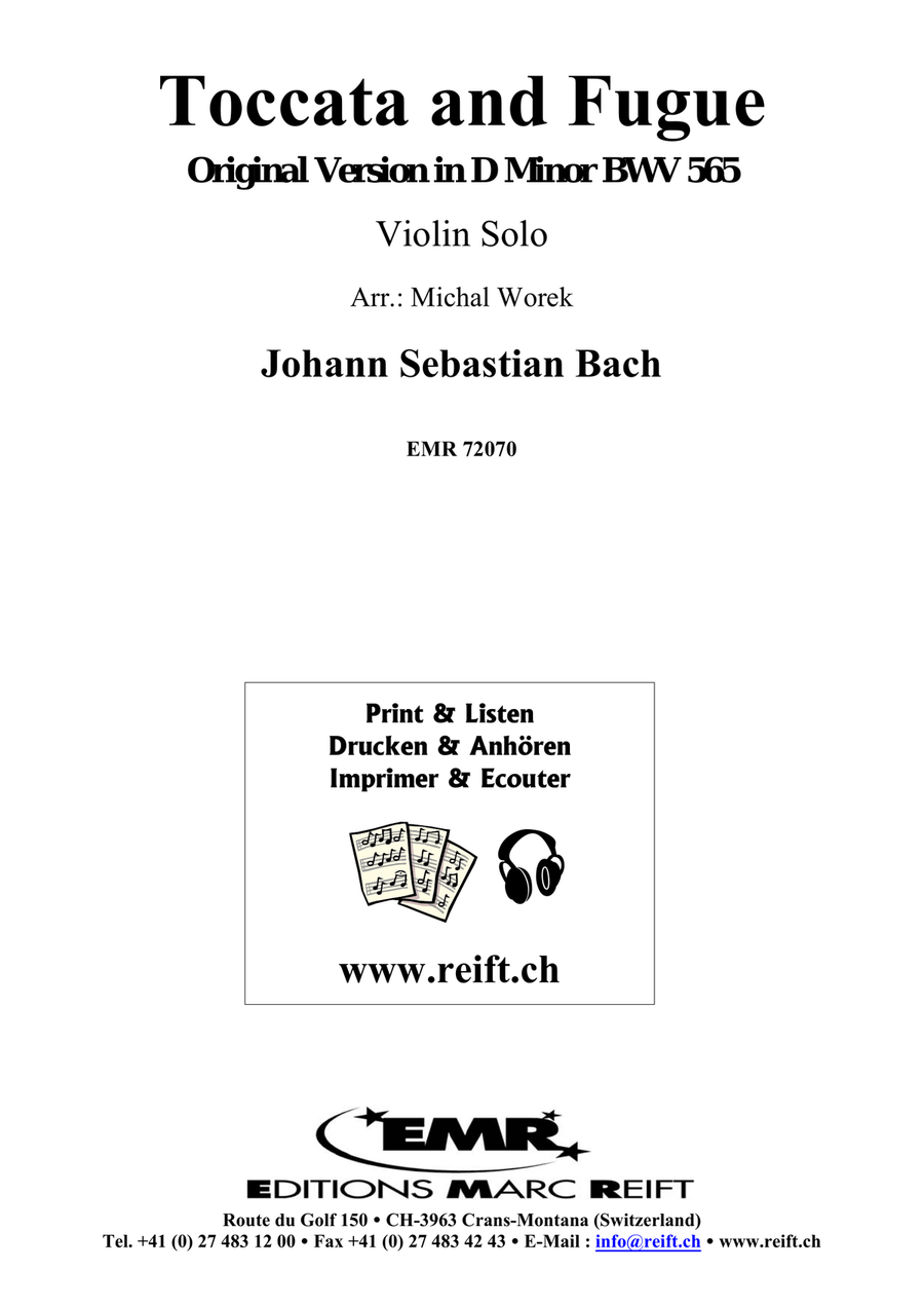 Toccata and Fugue Toccata and Fugue Violin Solo scores gallery preview page 2