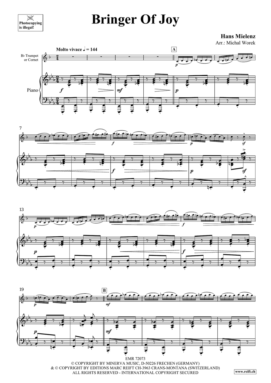 Bringer Of Joy Bringer Of Joy Cornet scores gallery preview page 4