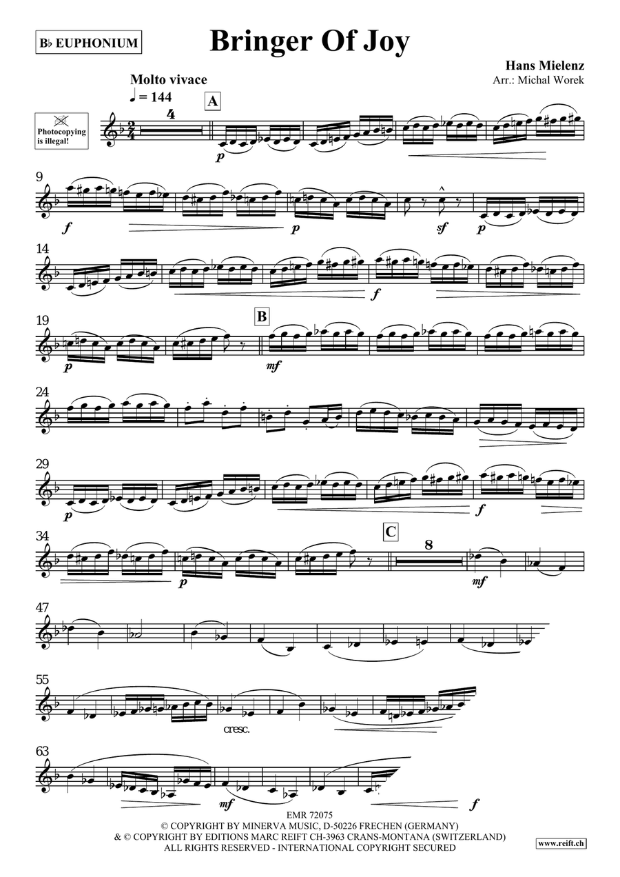 Bringer Of Joy Bringer Of Joy Euphonium scores gallery preview page 3
