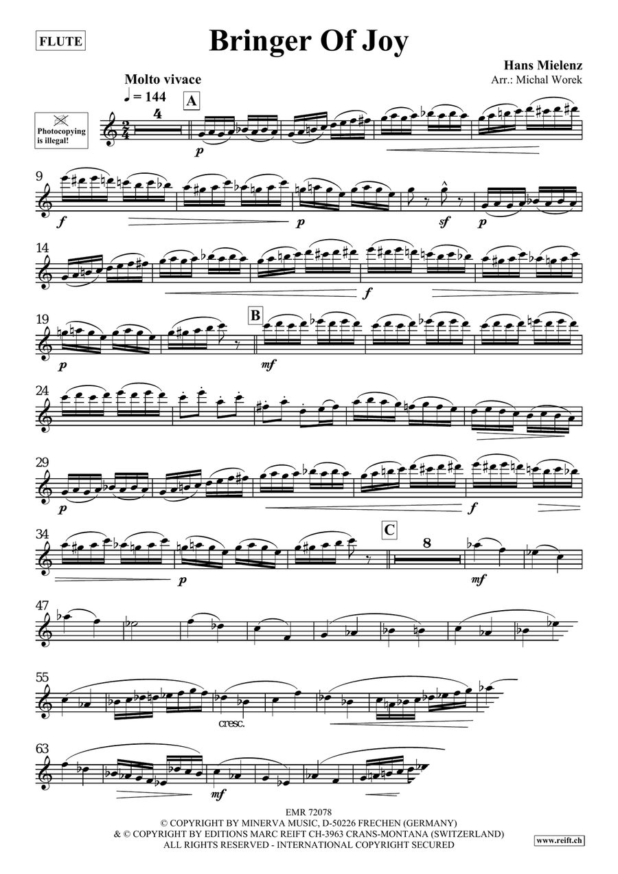 Bringer Of Joy Bringer Of Joy Flute Solo scores gallery preview page 3