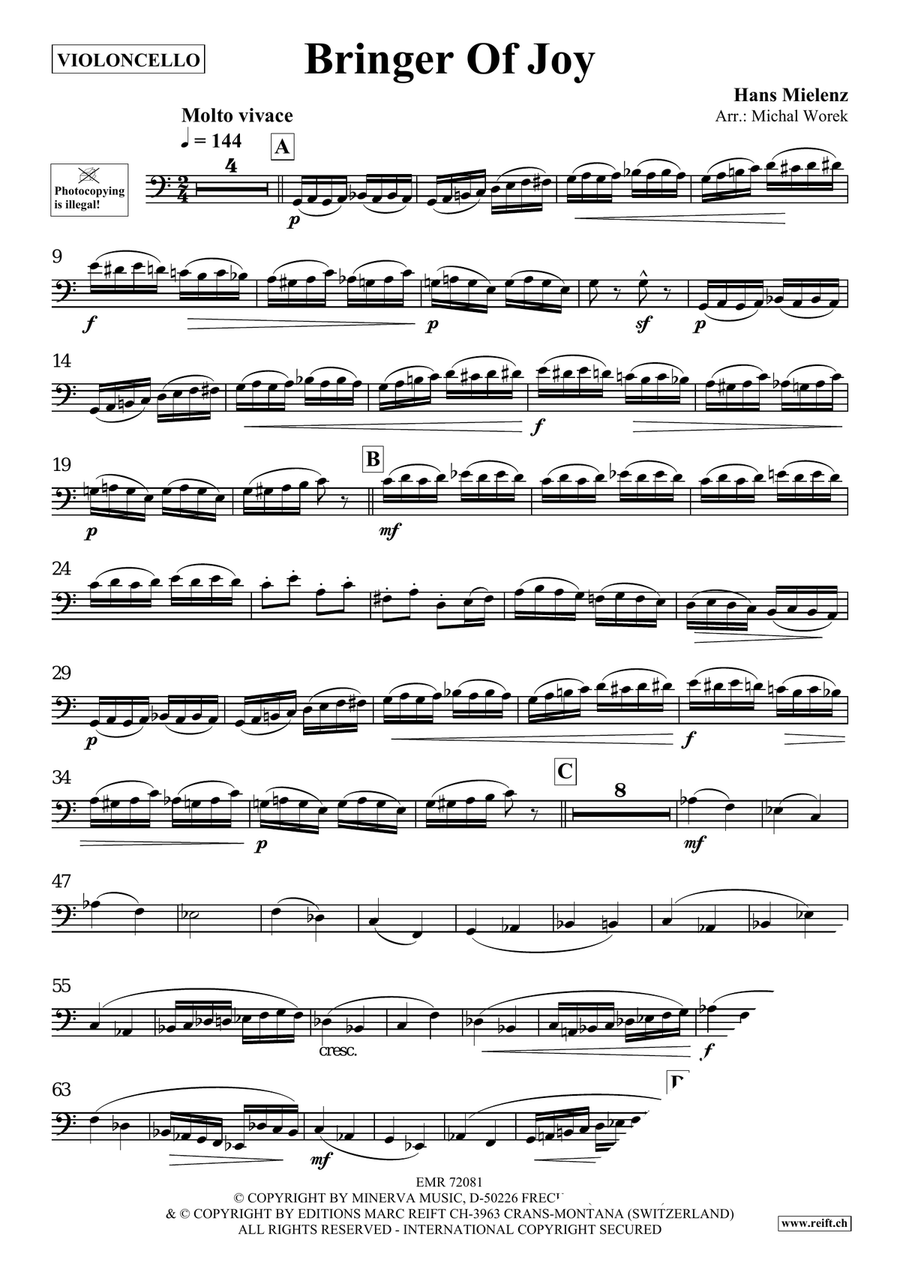 Bringer Of Joy Bringer Of Joy Piano Accompaniment scores gallery preview page 3