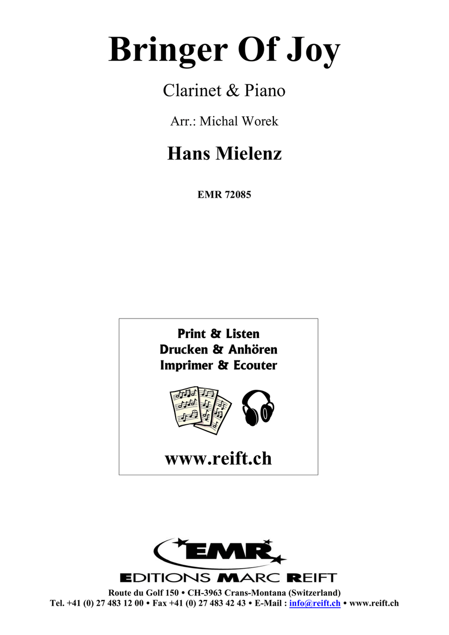 Bringer Of Joy Bringer Of Joy Clarinet Solo scores gallery preview page 2