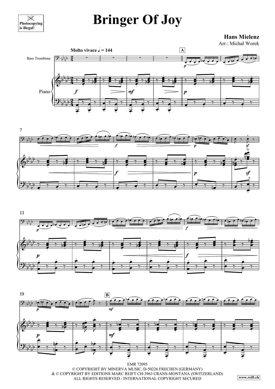 Bringer Of Joy Bringer Of Joy Bass Trombone scores gallery preview page 4