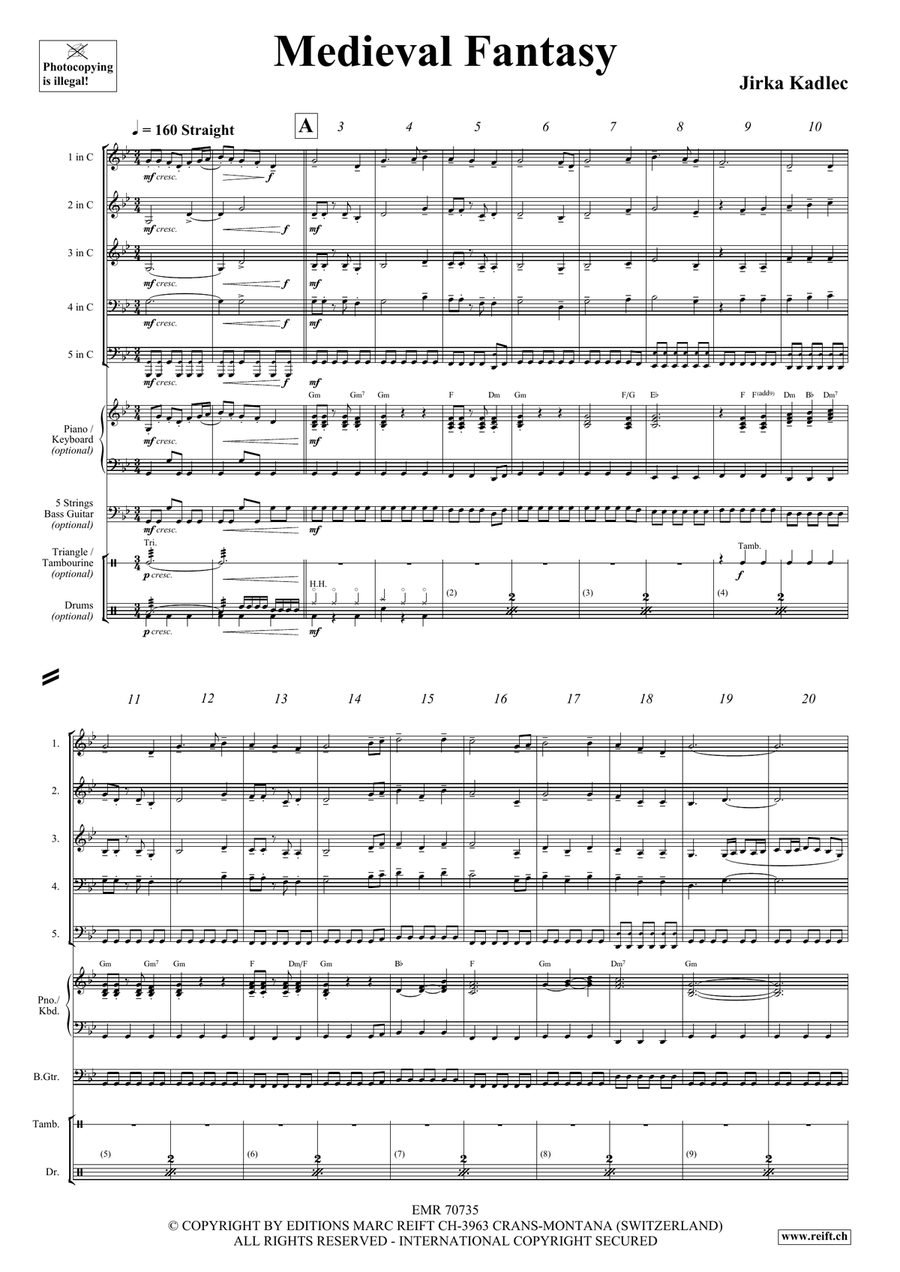 Medieval Fantasy Medieval Fantasy Score scores gallery preview page 5