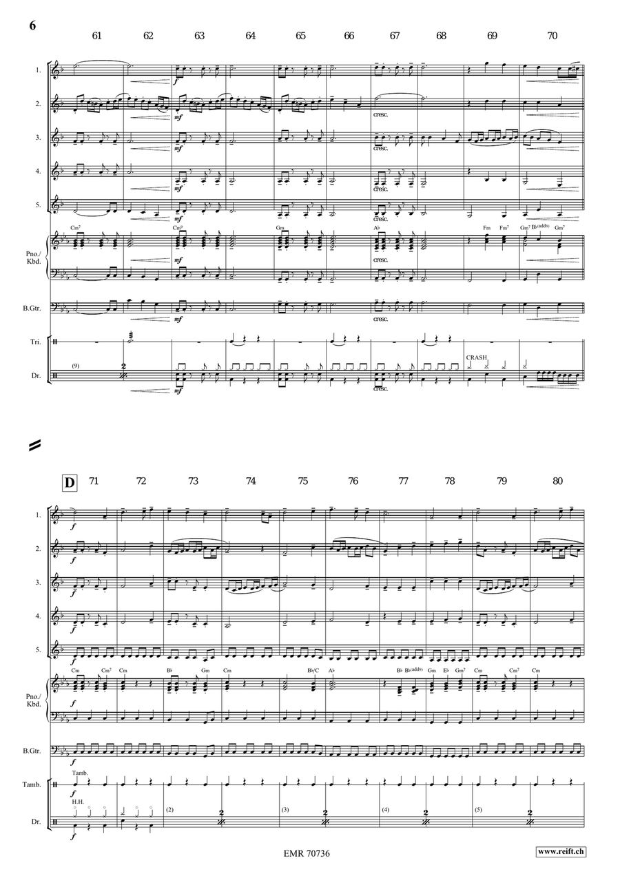 Medieval Fantasy Medieval Fantasy Clarinet Quintet scores gallery preview page 8