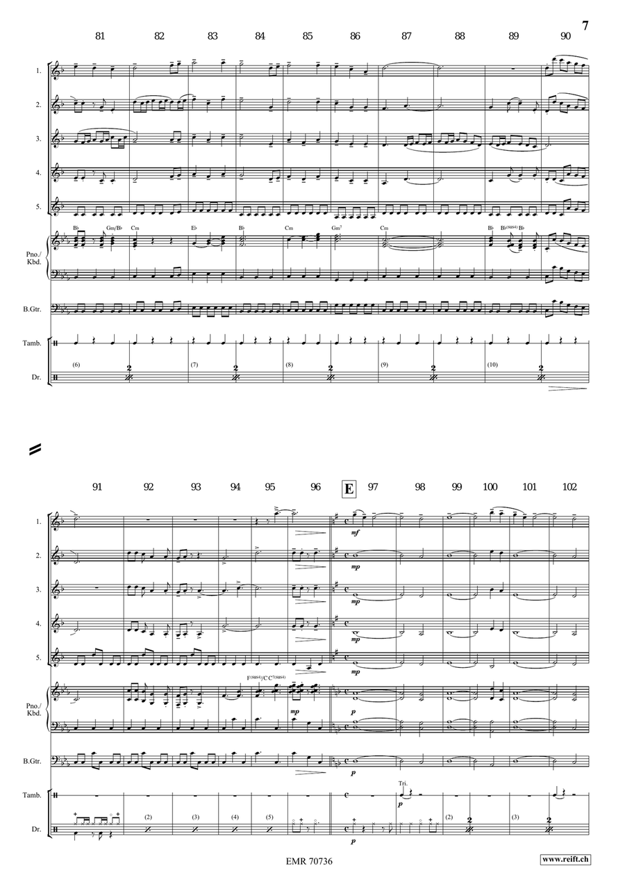 Medieval Fantasy Medieval Fantasy Clarinet Quintet scores gallery preview page 9