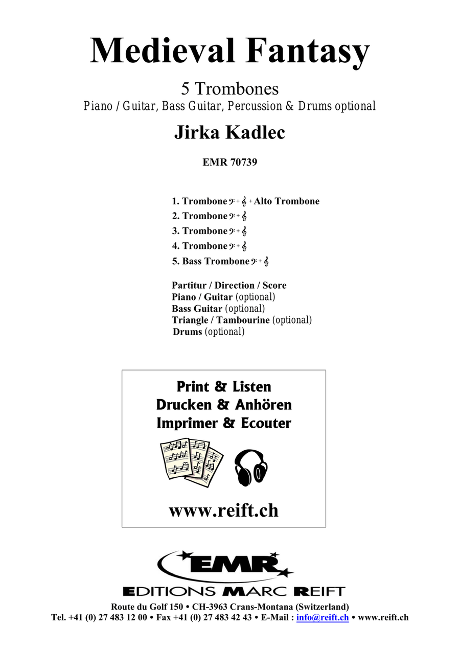Medieval Fantasy Medieval Fantasy Trombone scores gallery preview page 2